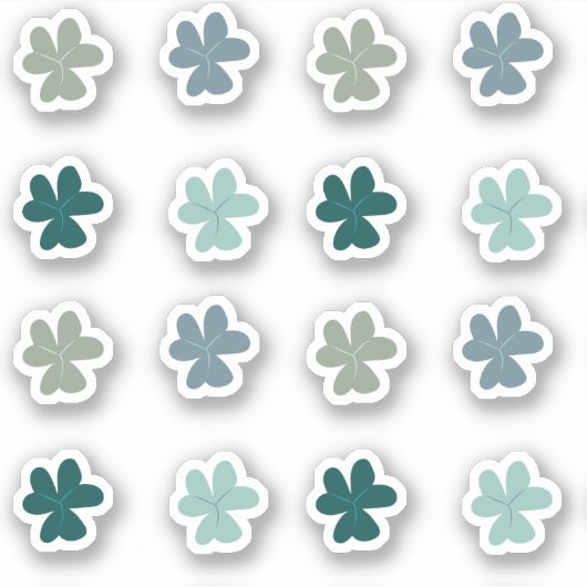 Green Leaves Set Scrapbooking Sticker (Voorkant)