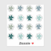 Green Leaves Set Scrapbooking Sticker (Vel)