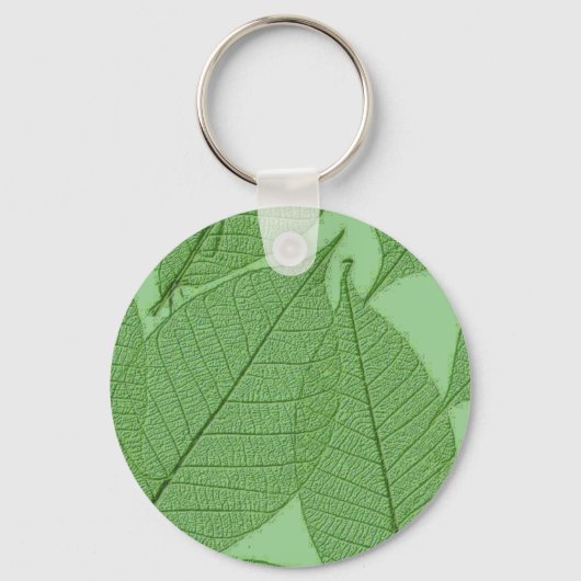 Green Leaves Sleutelhanger (Voorkant)