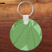 Green Leaves Sleutelhanger (Voorkant)