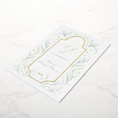 Green Leaves Vrijgezellenfeest Dank je wel kaart (Gedraaid)