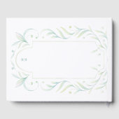 Green Leaves Wedding Gastenboek (Achterkant)