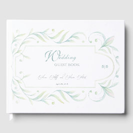 Green Leaves Wedding Gastenboek