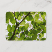 Green Leaves Wedding Place Card Plaatskaartje (Achterkant)