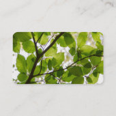 Green Leaves Wedding Standaard Place Card Plaatskaartje (Achterkant)