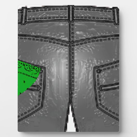 Green left Hanky Fotoplaat (Voorkant)