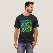 Green Legacy of Love: Floral T-shirt Design" (Voorkant volledig)