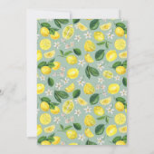 Green Lemons Bridal Brunch Uitnodiging (Achterkant)