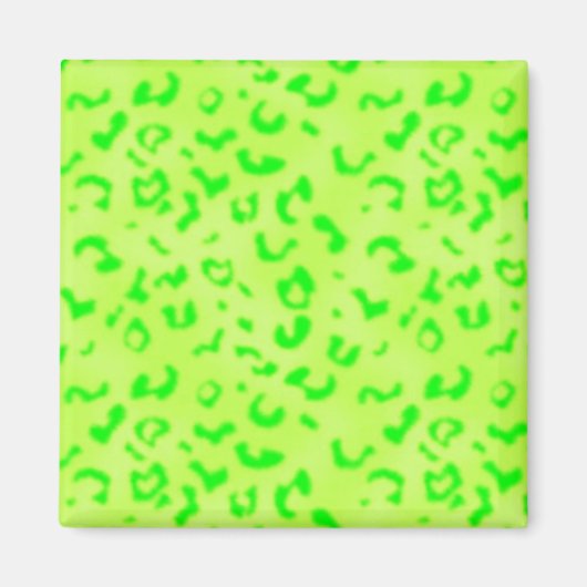 Green Leopard Magneet (Voorkant)