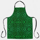 Green Leopard Print Schort (Voorkant)