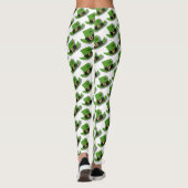 Green Leprechaun Pet St Patrick's Day Leggings (Achterkant)