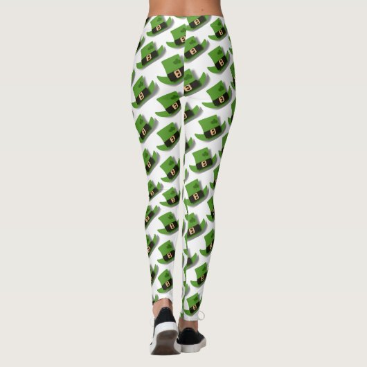 Green Leprechaun Pet St Patrick's Day Leggings (Achterkant)