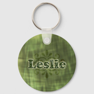 Green Leslie Sleutelhanger