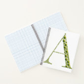 Green Letter A Journal – MinimalAesthetic Notebook Notitieboek (Binnen)