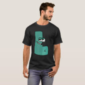 Green Letter L Alphabet Lore T-shirt (Voorkant volledig)