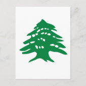 Green Libanon Cedar Briefkaart (Voorkant)