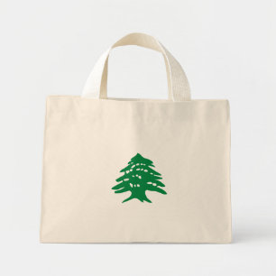 Green Libanon Cedar Mini Tote Bag