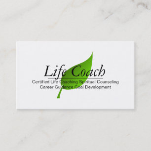 Green Life Coach Spiritueel counseling Guidance Visitekaartje