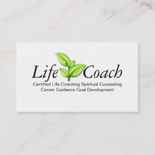 Green Life Coach Spiritueel counseling Guidance Visitekaartje