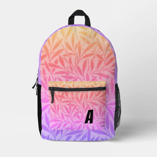 Green Life Tree – Symbol of Growth, Nature &  Bedrukte Rugzak (Voorkant)