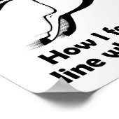 Green Light Knight Funny Poster (Hoek)