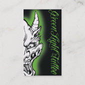Green Light-Tattoo-kaart Visitekaartje (Achterkant)