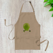 Green Lightbulb Apron Standaard Schort