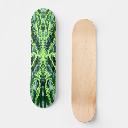Green Lightning Persoonlijk Skateboard (Voorkant)