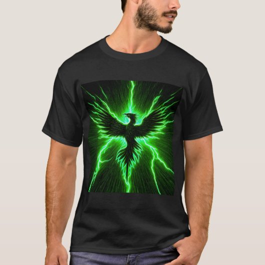 Green Lightning Phoenix Actief T-shirt (Voorkant)