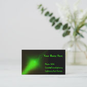 Green Lightning Visitekaartje (Staand voorkant)