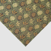 GREEN LILIES WILLIAM MORRIS - discussiestuk Tissuepapier (Detail)