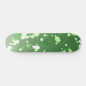 Green Limoen Paint Splash Abstract Persoonlijk Skateboard (Horizontaal)