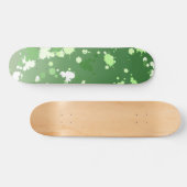 Green Limoen Paint Splash Abstract Persoonlijk Skateboard (Horizontaal)
