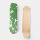 Green Limoen Paint Splash Abstract Persoonlijk Skateboard (Voorkant)