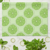 Green Limoen Pattern Kitchen Towel Theedoek (Gevouwen)