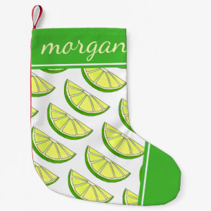 Green Limoen Wedge Florida Citrus Fruit Slice Kleine Kerstsok