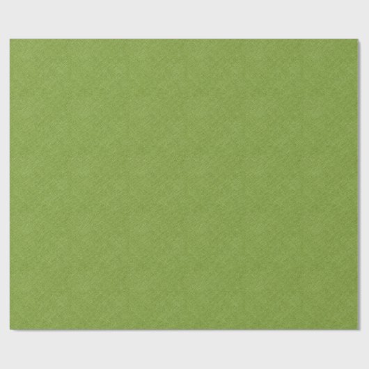 Green Linen Texture Cadeaupapier (Vlak)