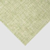 Green Linen Tissuepapier (Detail)