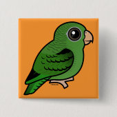 Green Linnie Vierkante Button 5,1 Cm (Voorkant)