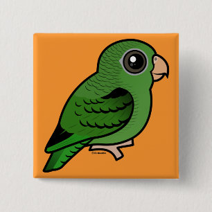 Green Linnie Vierkante Button 5,1 Cm