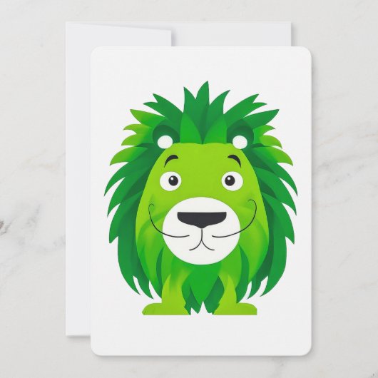 Green Lion Art Kaart (Voorkant)