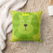 Green Lion Green Polka Dot Sierkussen (Deken)