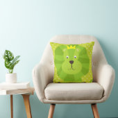Green Lion Green Polka Dot Sierkussen (Stoel)