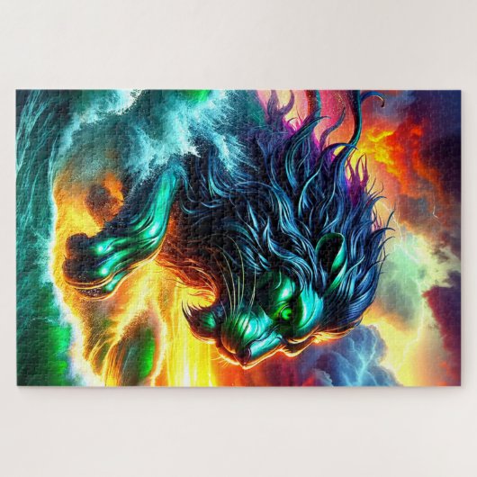 Green Lion Legpuzzel (Horizontaal)