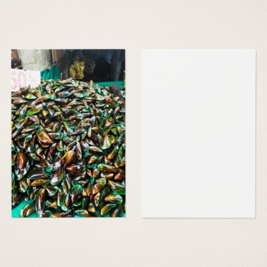 Green Lipped Mussels For Sale Profile Card Visitekaartje (Voorkant /achterkant)