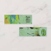 Green Lips - Skinny Mini Visitekaartje (Voorkant / Achterkant)