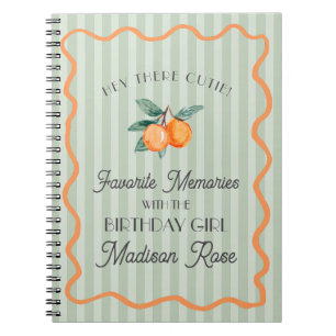 Green Little Cutie Favoriete Herinneringen Verjaar Notitieboek