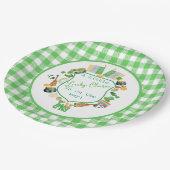 Green Little Lucky Charm baby shower Papieren Bordje (Gekanteld)