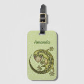 Green Lizard Bagagelabel (Voorkant (verticaal))