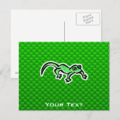 Green Lizard Briefkaart (Voorkant / Achterkant)
